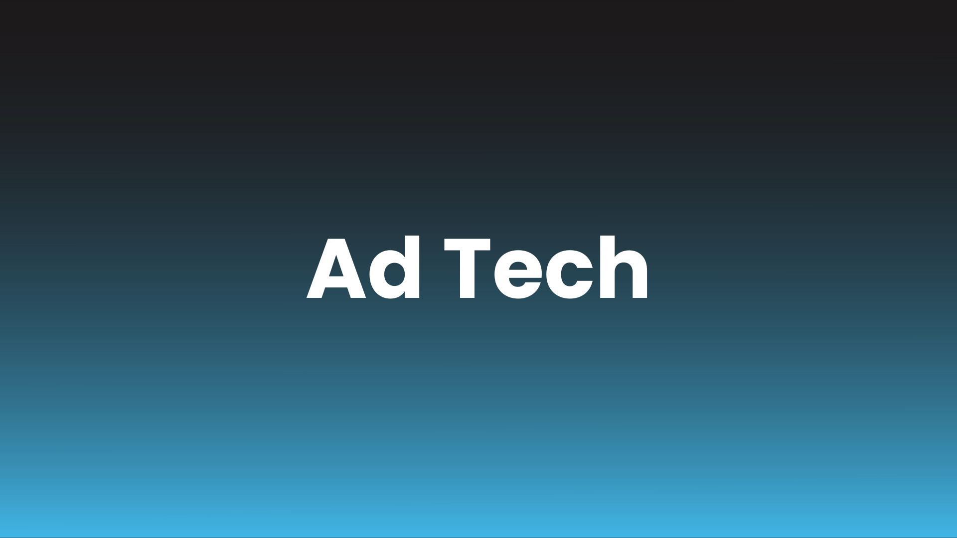 Ad tech